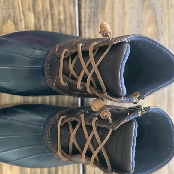 Sperry Black and Brown Women's Boots - Picture 2 of 5